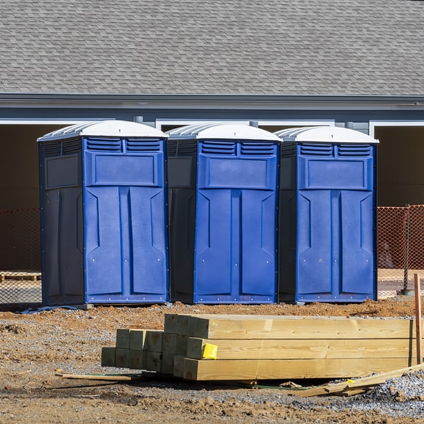 is there a specific order in which to place multiple portable restrooms in Ontario